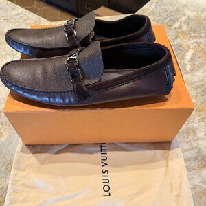 LV Monogram Leather Drivers